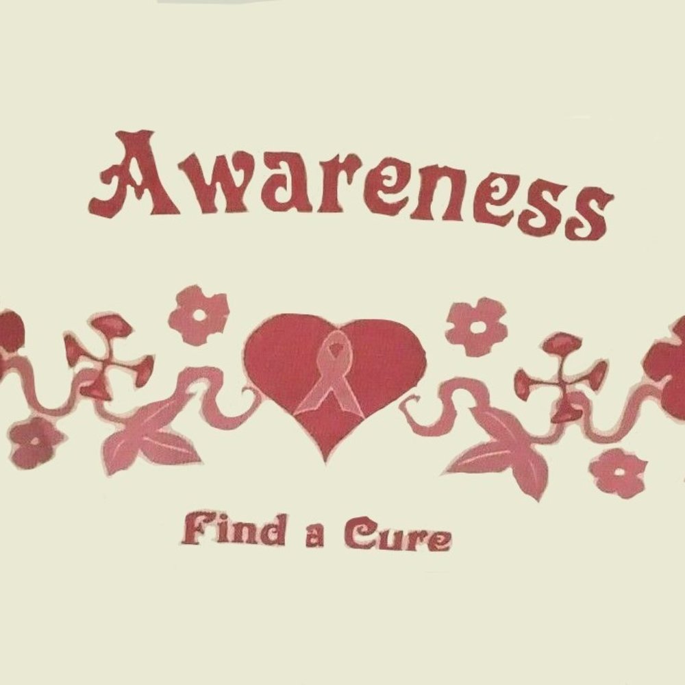 Awareness "Find A Cure" White T-Shirt Size 2XL(NEW